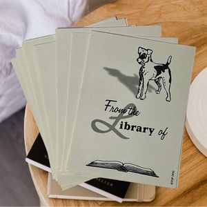 Ex Libris Bookplates - Dog - 10 in pkg
